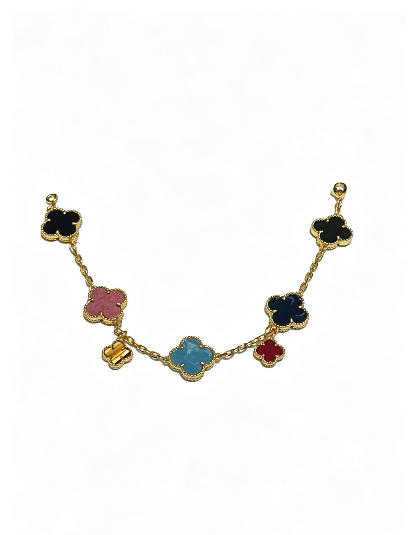 Van Cleef & Arpels Magic Alhambra Multicolor Enamel Bracelet Van Cleef & Arpels Magic Alhambra Multicolor Enamel Bracelet